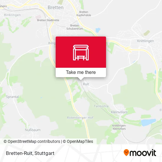 Карта Bretten-Ruit