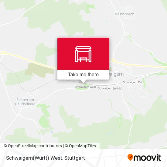 Карта Schwaigern(Württ) West