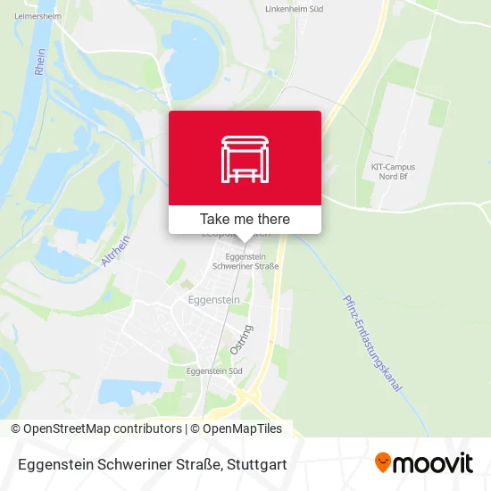 Карта Eggenstein Schweriner Straße