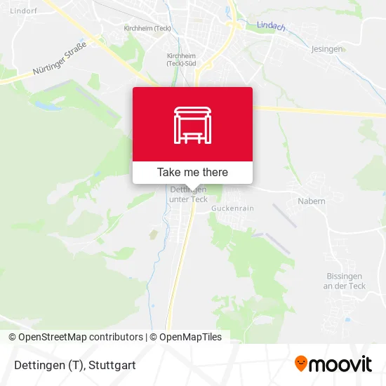 Карта Dettingen (T)