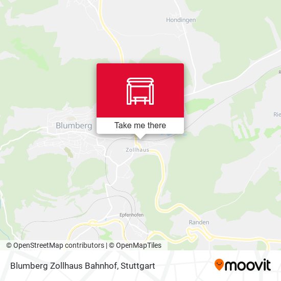 Карта Blumberg Zollhaus Bahnhof