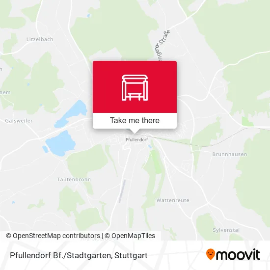 Карта Pfullendorf Bf./Stadtgarten