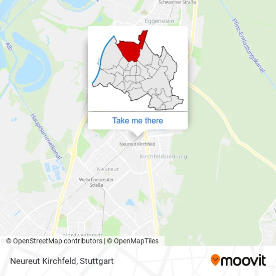 Карта Neureut Kirchfeld