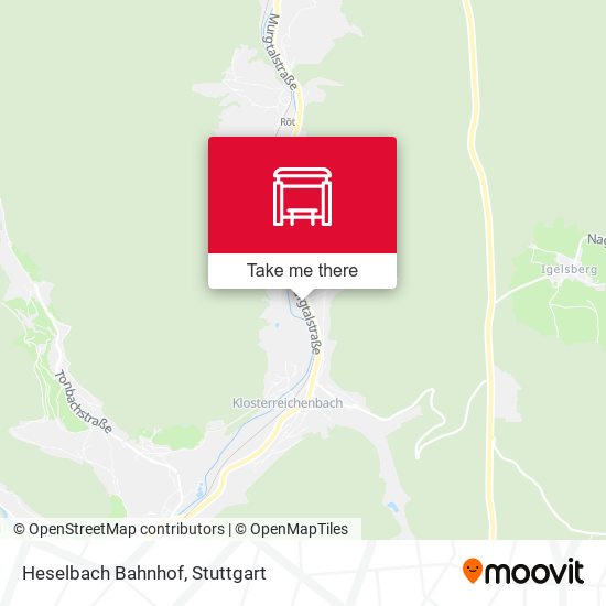 Карта Heselbach Bahnhof