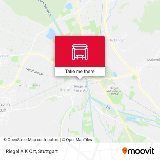 Карта Riegel A K Ort