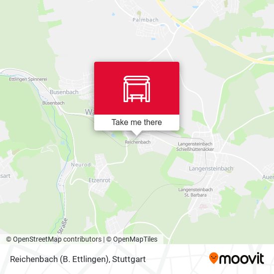 Reichenbach (B. Ettlingen) map