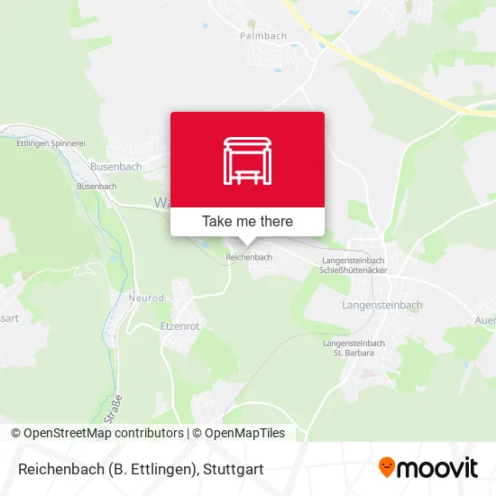 Карта Reichenbach (B. Ettlingen)