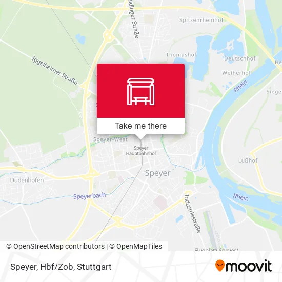 Карта Speyer, Hbf/Zob