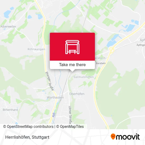 Herrlishöfen map