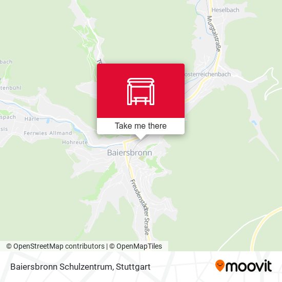 Baiersbronn Schulzentrum map