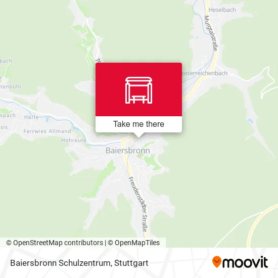 Карта Baiersbronn Schulzentrum