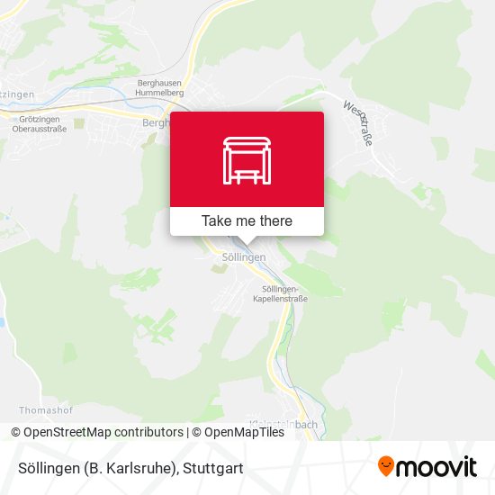 Карта Söllingen (B. Karlsruhe)