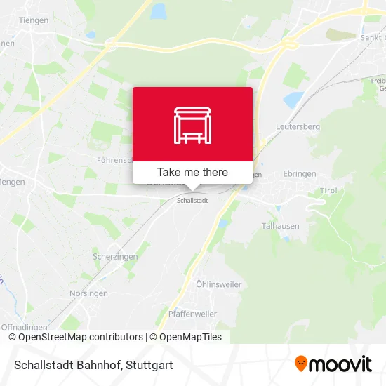 Карта Schallstadt Bahnhof