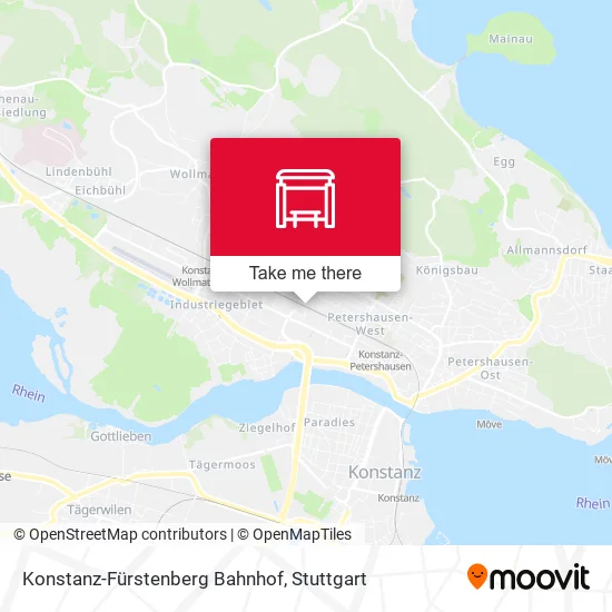 Карта Konstanz-Fürstenberg Bahnhof