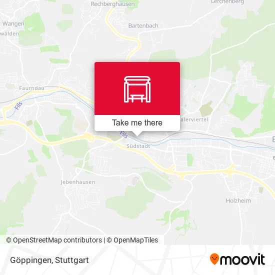 Карта Göppingen