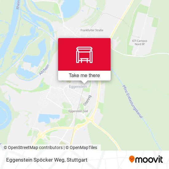 Карта Eggenstein Spöcker Weg