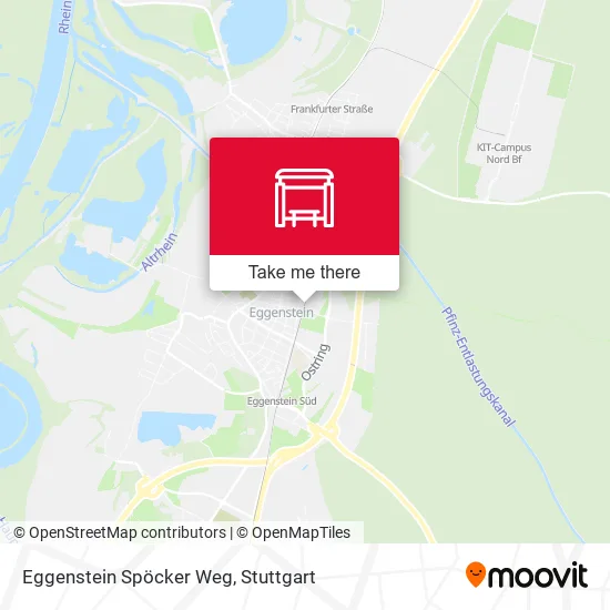 Карта Eggenstein Spöcker Weg