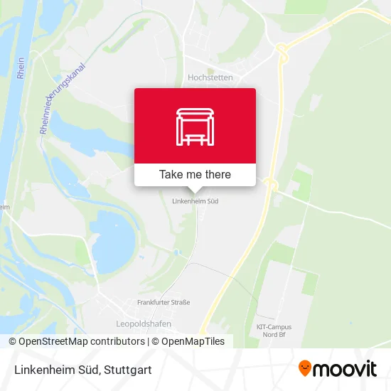 Linkenheim Süd map