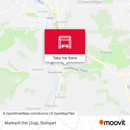 Карта Marbach Ost (Zug)