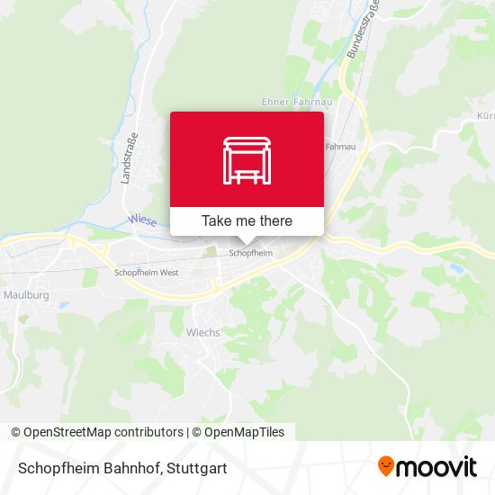Карта Schopfheim Bahnhof