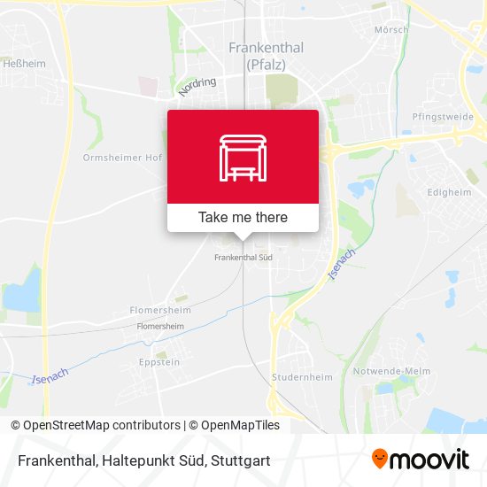 Карта Frankenthal, Haltepunkt Süd