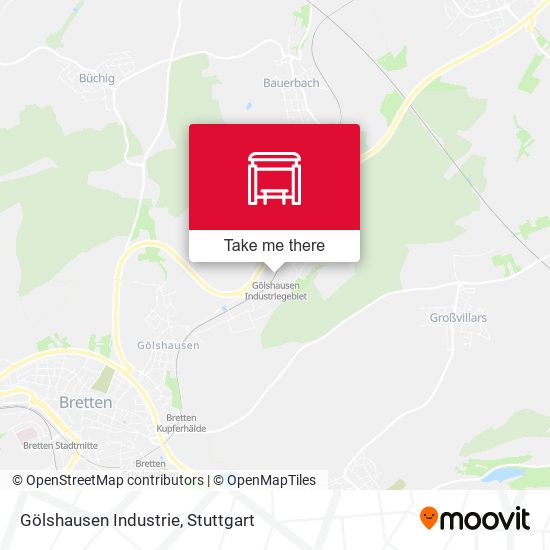 Gölshausen Industrie map