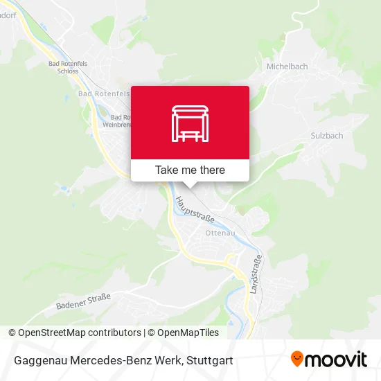 Карта Gaggenau Mercedes-Benz Werk