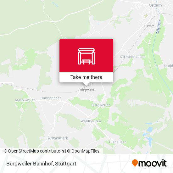 Burgweiler Bahnhof map