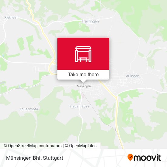 Карта Münsingen Bhf