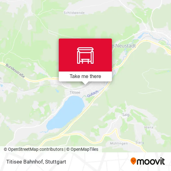 Карта Titisee Bahnhof
