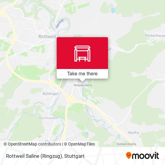 Rottweil Saline (Ringzug) map