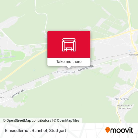 Einsiedlerhof, Bahnhof map