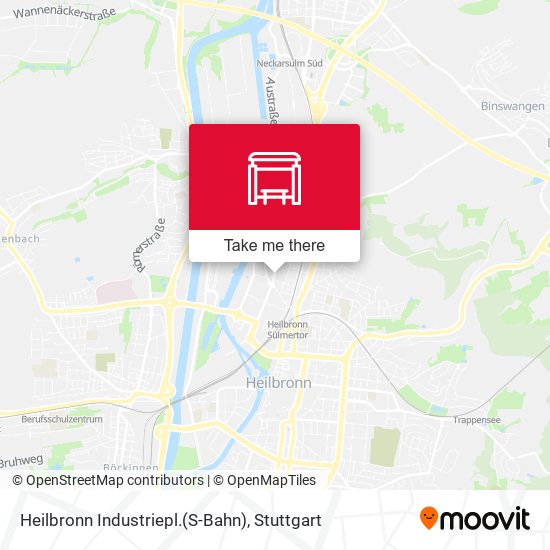 Карта Heilbronn Industriepl.(S-Bahn)