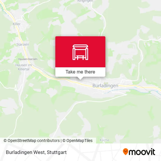 Карта Burladingen West