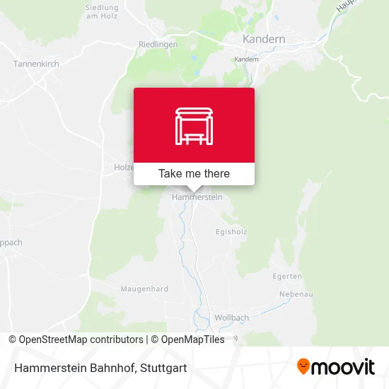 Hammerstein Bahnhof map