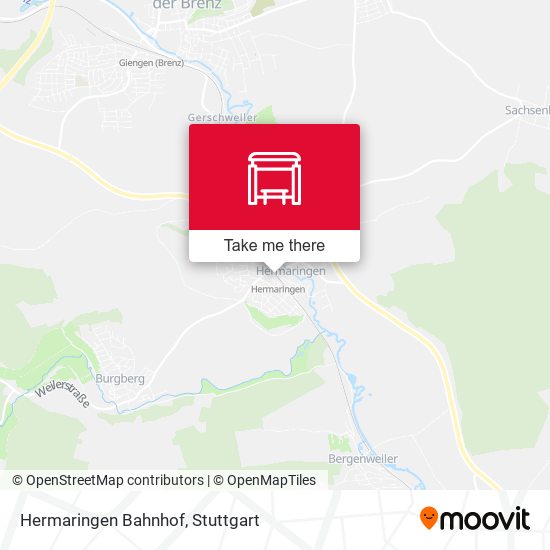 Карта Hermaringen Bahnhof