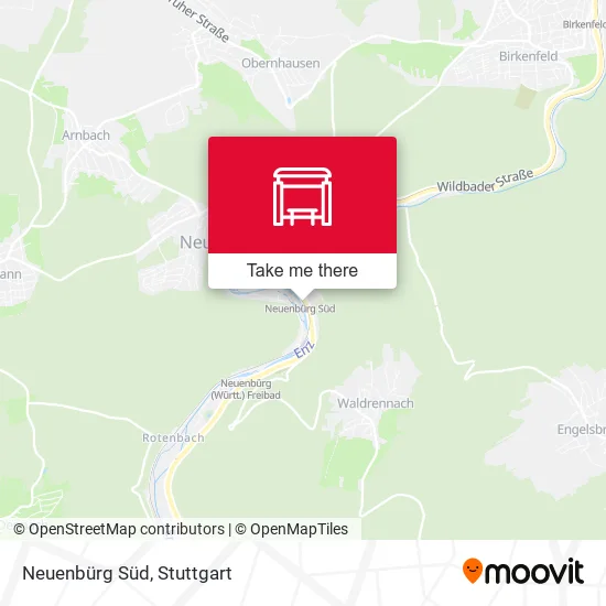 Карта Neuenbürg Süd