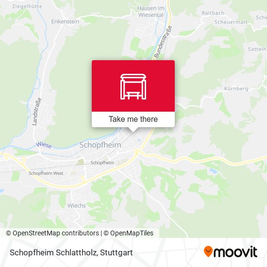 Schopfheim Schlattholz map