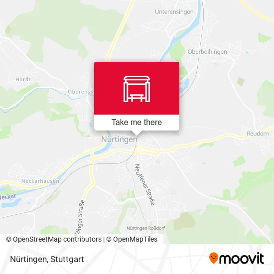 Карта Nürtingen