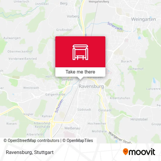 Ravensburg map