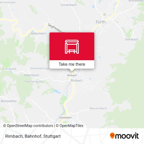 Карта Rimbach, Bahnhof