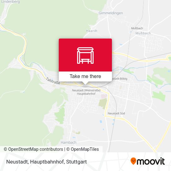 Neustadt, Hauptbahnhof map