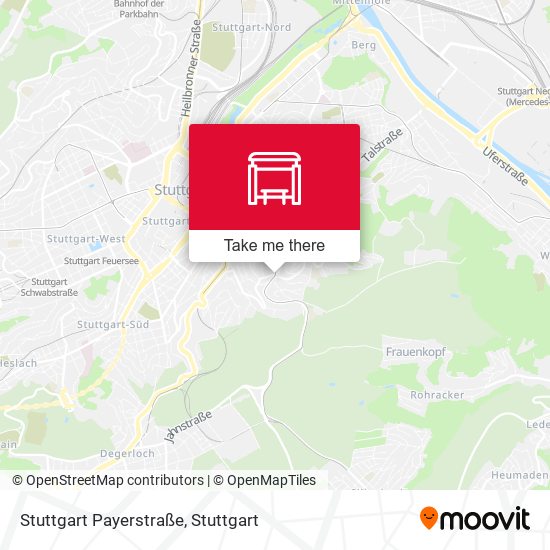 Stuttgart Payerstraße map