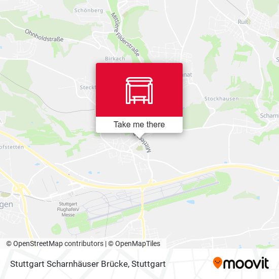 Stuttgart Scharnhäuser Brücke map