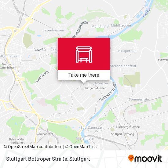 Stuttgart Bottroper Straße map