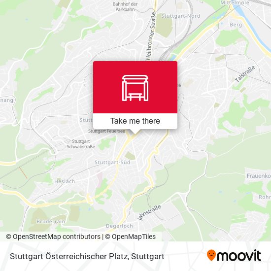 Карта Stuttgart Österreichischer Platz