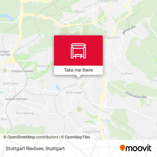 Карта Stuttgart Riedsee