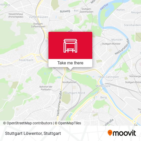 Карта Stuttgart Löwentor