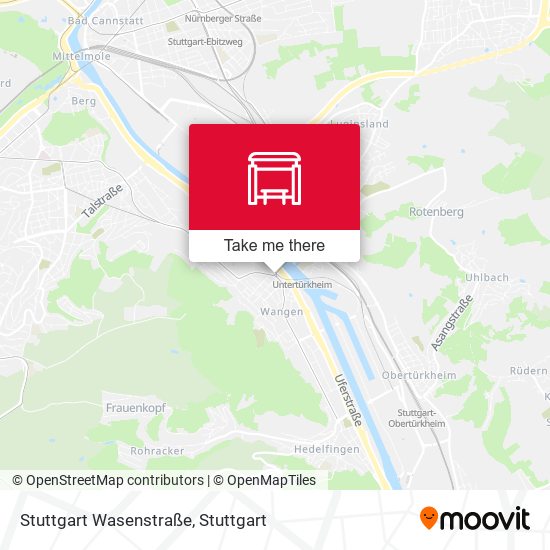 Карта Stuttgart Wasenstraße