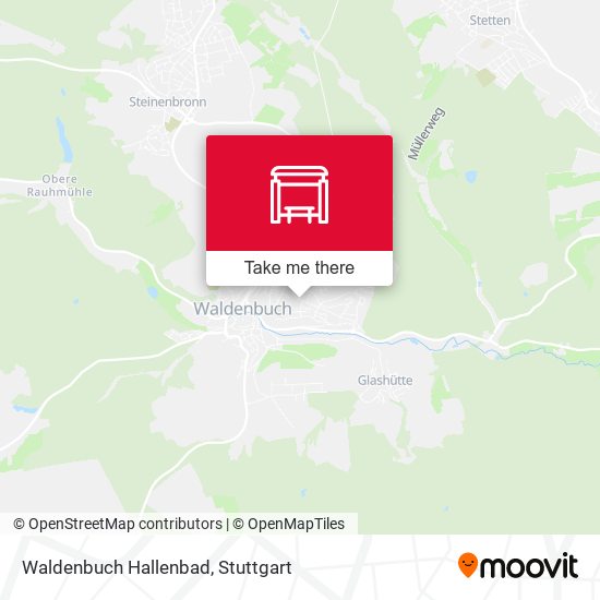 Waldenbuch Hallenbad map